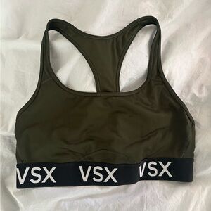 VSX Dark Green Sports Bra